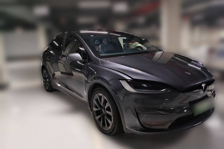 Used Tesla Model X 2023 Dual-Motor All-Wheel-Drive Version Front Right 45 Deg