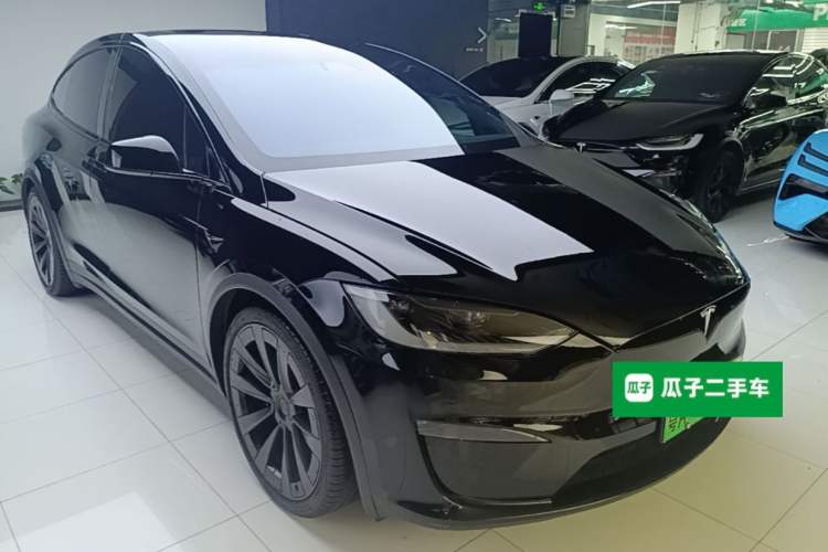 Used Tesla Model X 2023 Dual-Motor All-Wheel-Drive Version Front Right 45 Deg