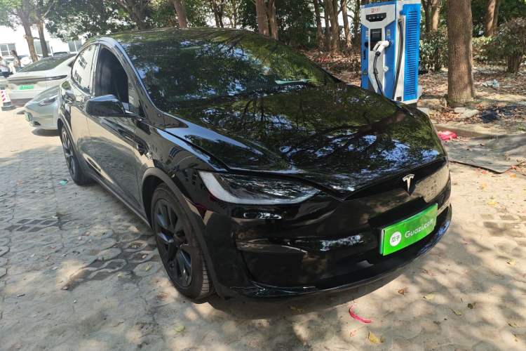 Used Tesla Model X 2023 Dual-Motor All-Wheel-Drive Version Front Right 45 Deg