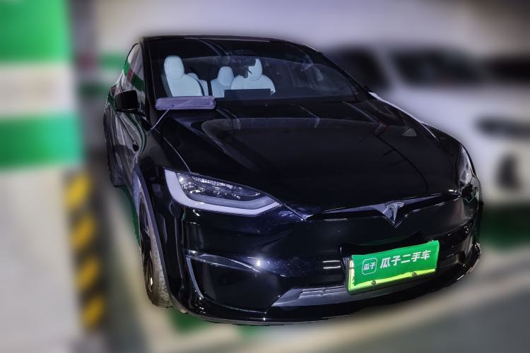 Used Tesla Model X 2023 Dual-Motor All-Wheel-Drive Version Front Right 45 Deg