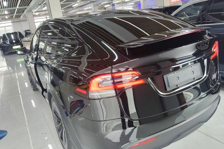 Used Tesla Model X 2023 Three-Motor All-Wheel-Drive Plaid Version Rear Left 45 Deg
