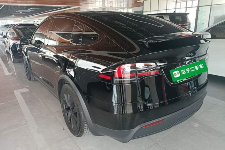 Used Tesla Model X 2023 Dual-Motor All-Wheel-Drive Version Rear Left 45 Deg