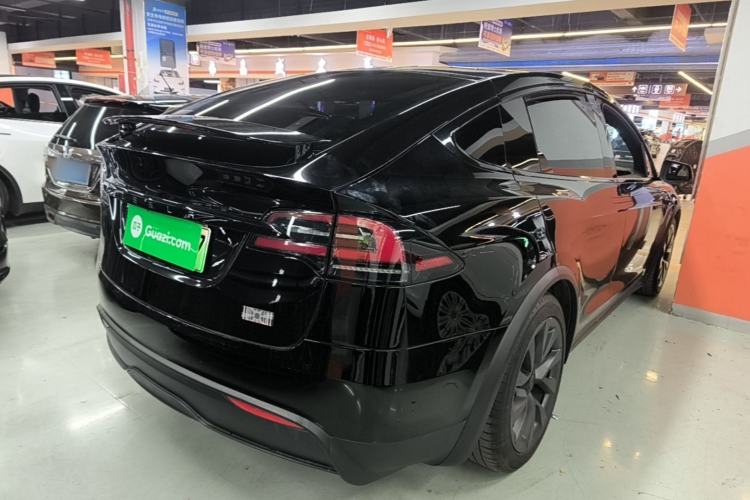 Used Tesla Model X 2023 Dual-Motor All-Wheel-Drive Version Rear Right 45 Deg