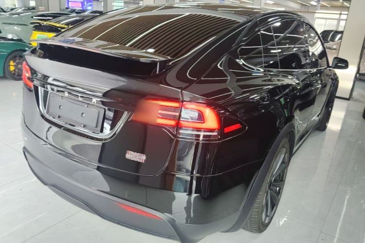 Used Tesla Model X 2023 Three-Motor All-Wheel-Drive Plaid Version Rear Right 45 Deg