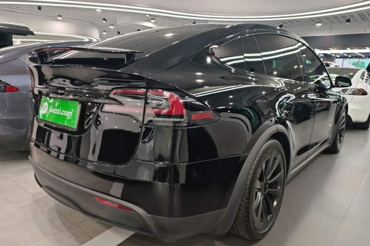 Used Tesla Model X 2023 Dual-Motor All-Wheel-Drive Version Rear Right 45 Deg