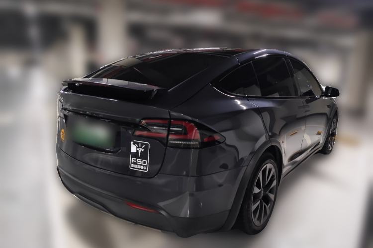 Used Tesla Model X 2023 Dual-Motor All-Wheel-Drive Version Rear Right 45 Deg