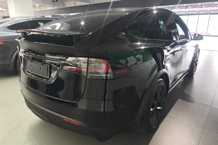Used Tesla Model X 2023 Dual-Motor All-Wheel-Drive Version Rear Right 45 Deg