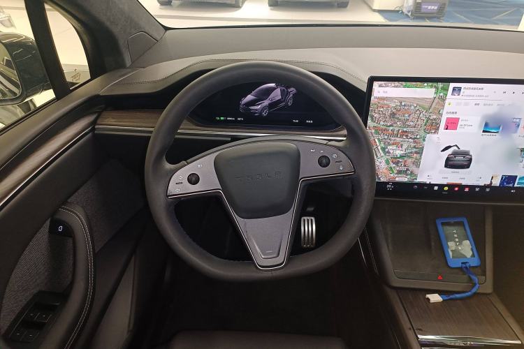 Used Tesla Model X 2023 Dual-Motor All-Wheel-Drive Version Steering Wheel