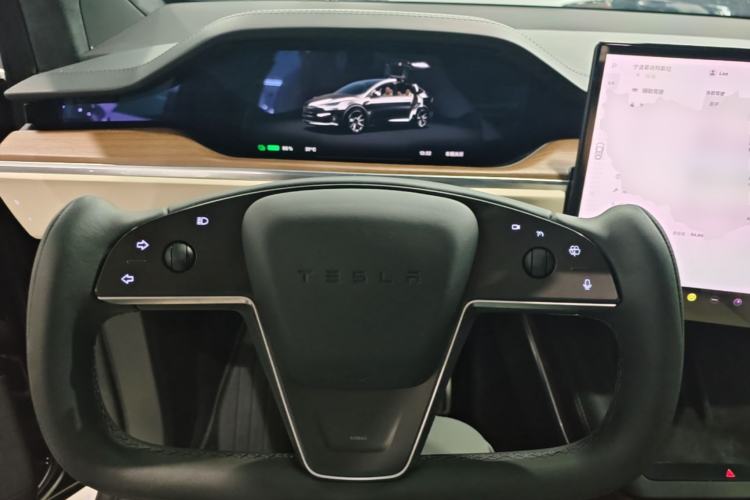 Used Tesla Model X 2023 Dual-Motor All-Wheel-Drive Version Steering Wheel