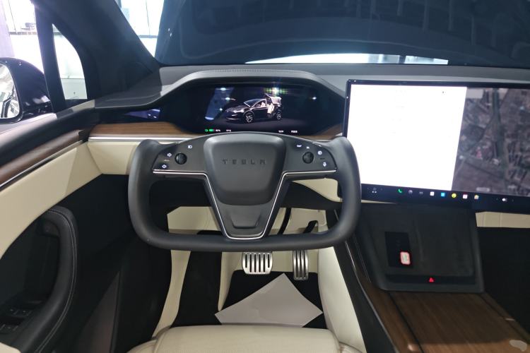 Used Tesla Model X 2023 Dual-Motor All-Wheel-Drive Version Steering Wheel