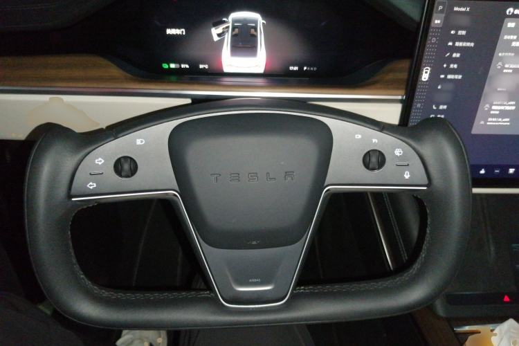 Used Tesla Model X 2023 Dual-Motor All-Wheel-Drive Version Steering Wheel