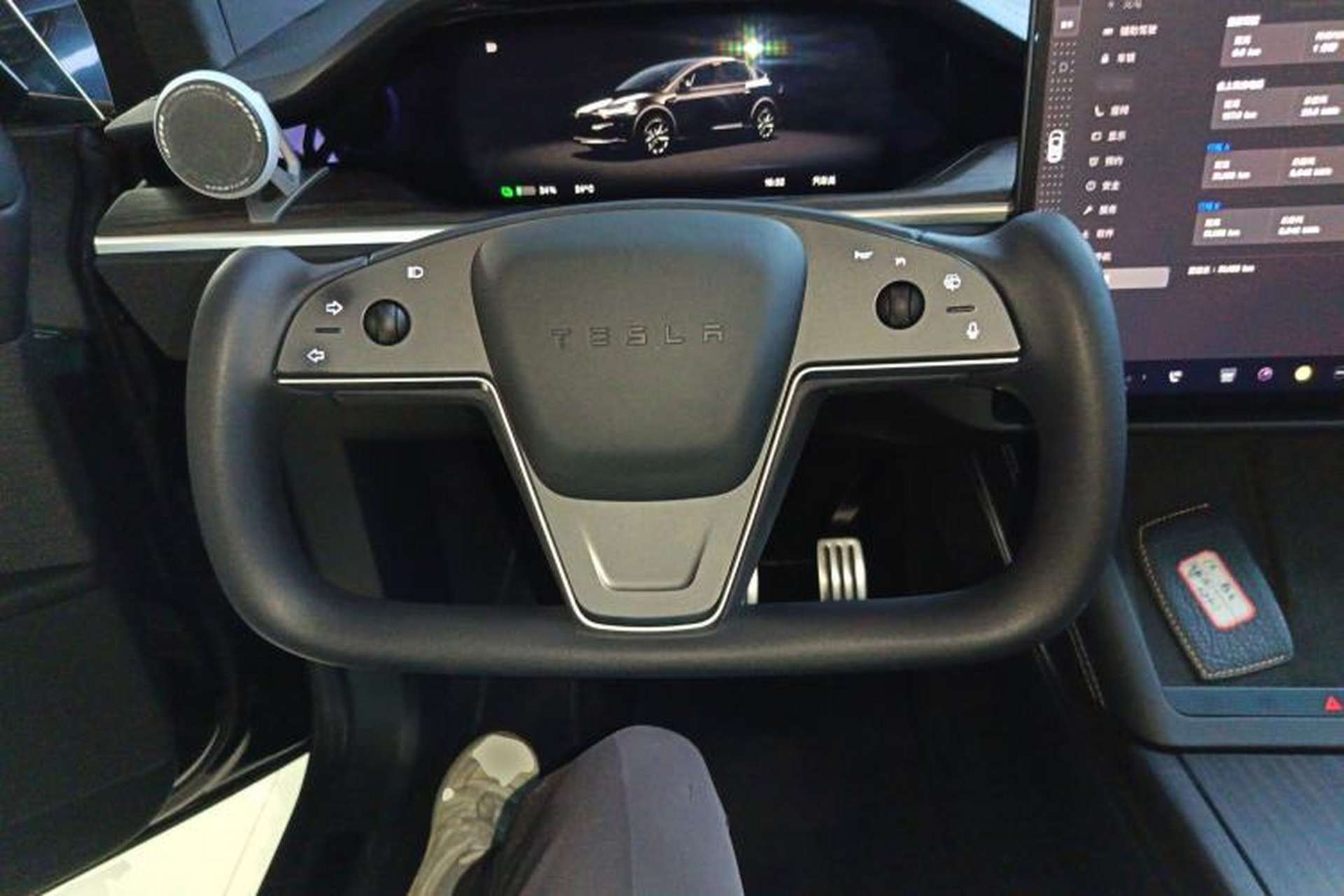 Used Tesla Model X 2023 Dual-Motor All-Wheel-Drive Version Steering Wheel