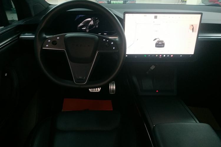 Used Tesla Model X 2023 Three-Motor All-Wheel-Drive Plaid Version Steering Wheel