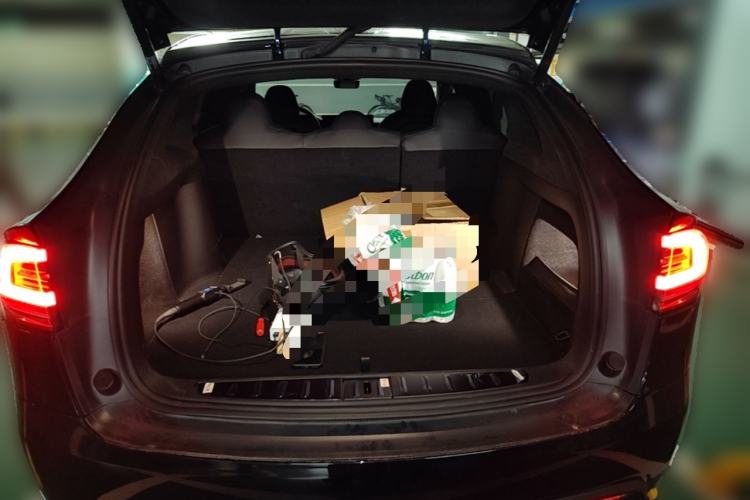 Used Tesla Model X 2023 Dual-Motor All-Wheel-Drive Version Trunk