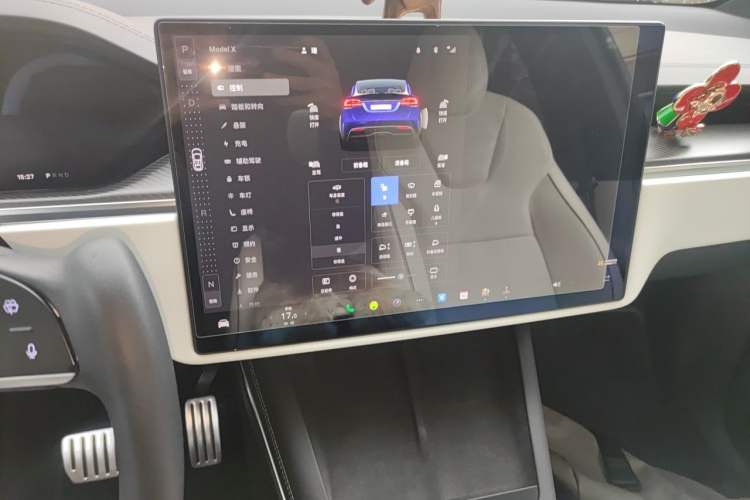 Used Tesla Model X 2023 Three-Motor All-Wheel-Drive Plaid Version Audio And AC Panel