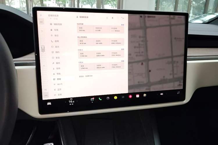 Used Tesla Model X 2023 Dual-Motor All-Wheel-Drive Version Audio And AC Panel