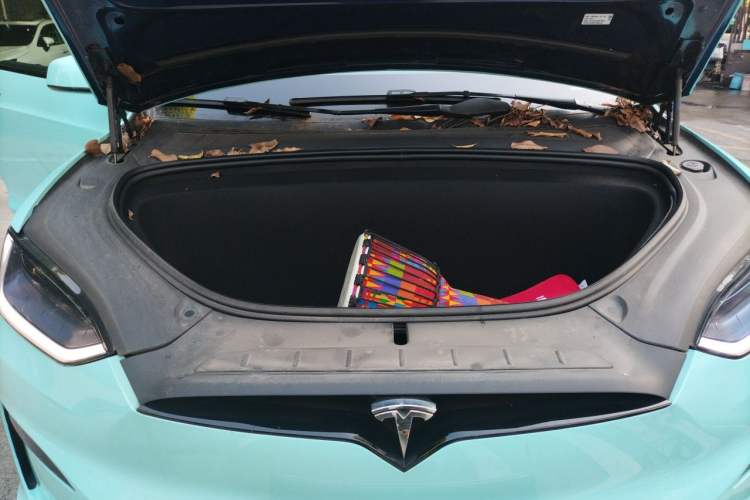 Used Tesla Model X 2023 Three-Motor All-Wheel-Drive Plaid Version Engine Bay