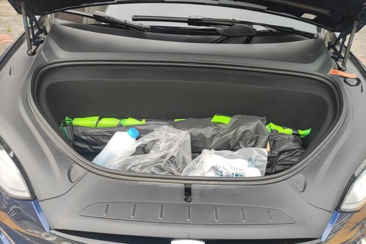 Used Tesla Model X 2023 Three-Motor All-Wheel-Drive Plaid Version Engine Bay