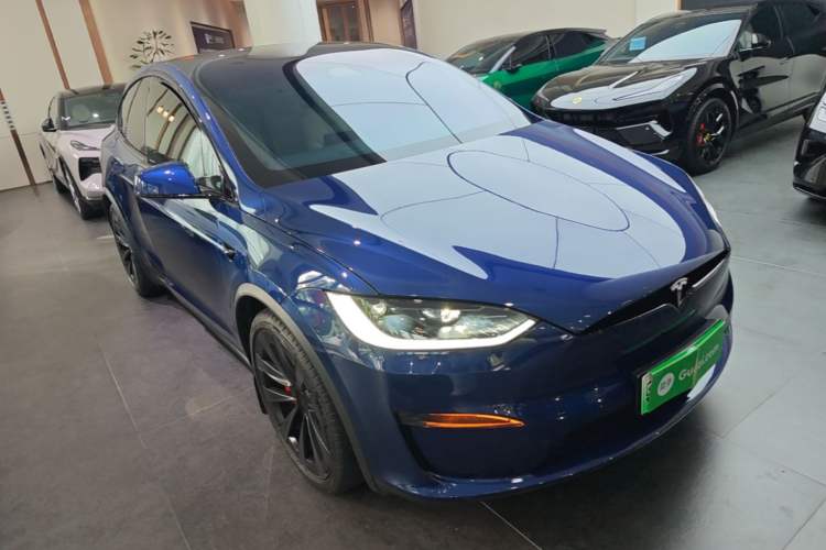 Used Tesla Model X 2023 Dual-Motor All-Wheel-Drive Version Front Right 45 Deg
