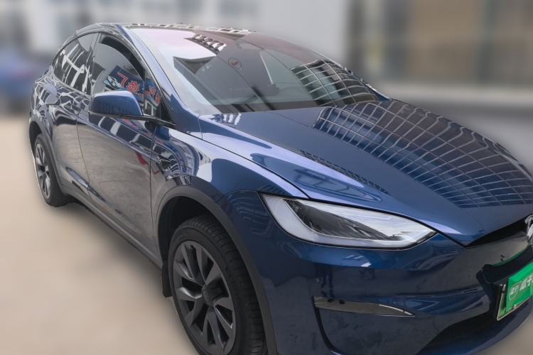 Used Tesla Model X 2023 Dual-Motor All-Wheel-Drive Version Front Right 45 Deg