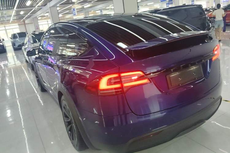 Used Tesla Model X 2023 Dual-Motor All-Wheel-Drive Version Rear Left 45 Deg