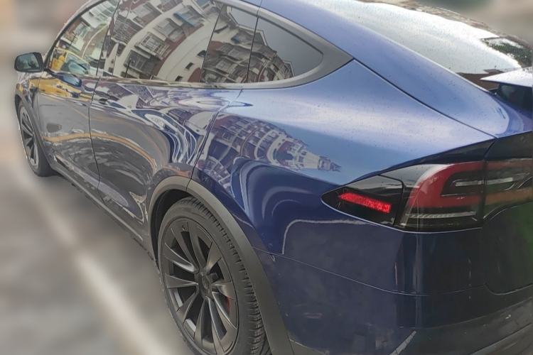 Used Tesla Model X 2023 Three-Motor All-Wheel-Drive Plaid Version Rear Left 45 Deg