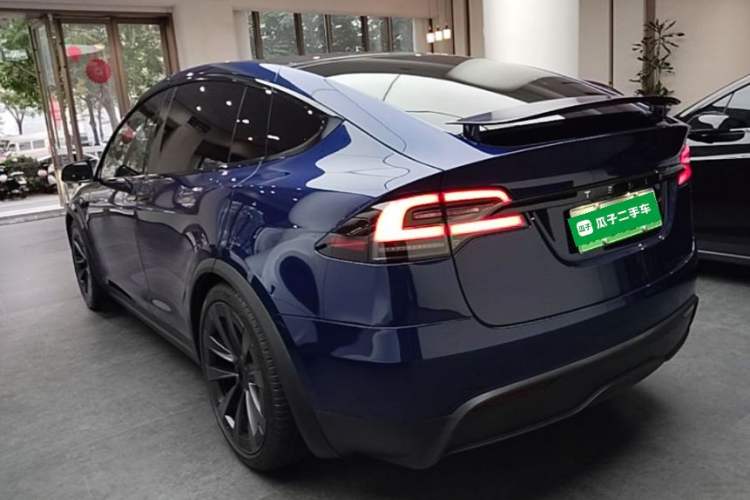 Used Tesla Model X 2023 Dual-Motor All-Wheel-Drive Version Rear Left 45 Deg