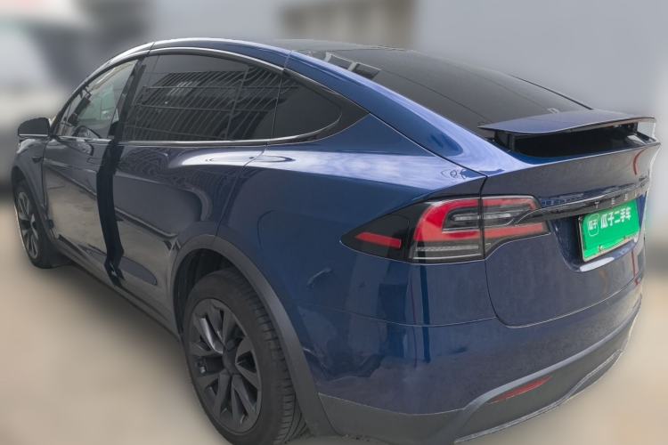 Used Tesla Model X 2023 Dual-Motor All-Wheel-Drive Version Rear Left 45 Deg