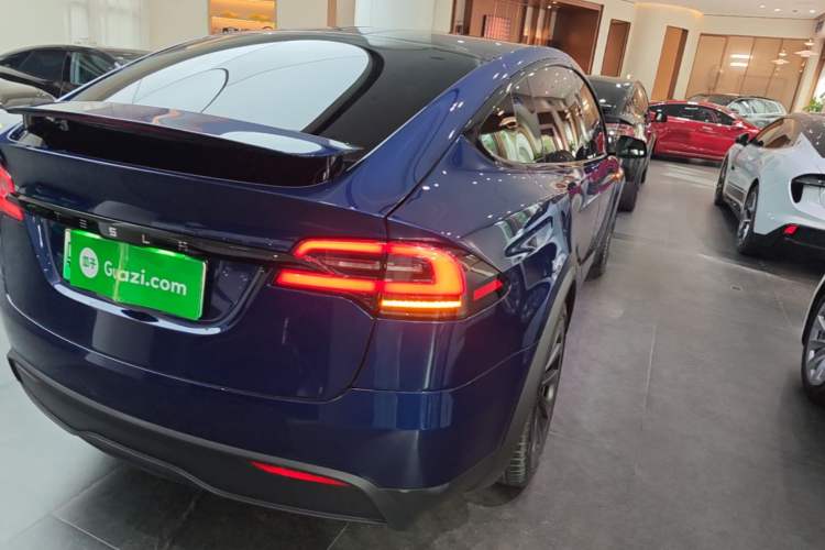 Used Tesla Model X 2023 Dual-Motor All-Wheel-Drive Version Rear Right 45 Deg