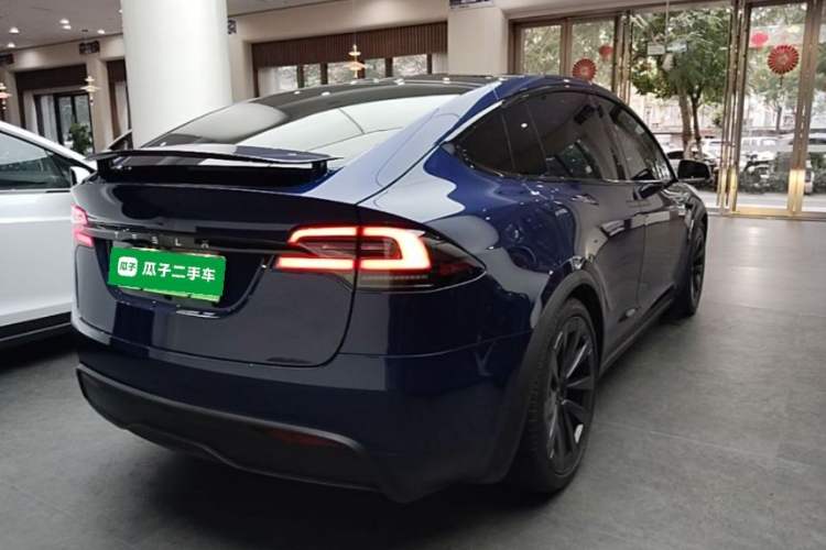 Used Tesla Model X 2023 Dual-Motor All-Wheel-Drive Version Rear Right 45 Deg
