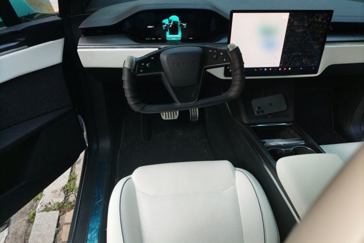 Used Tesla Model X 2023 Three-Motor All-Wheel-Drive Plaid Version Steering Wheel