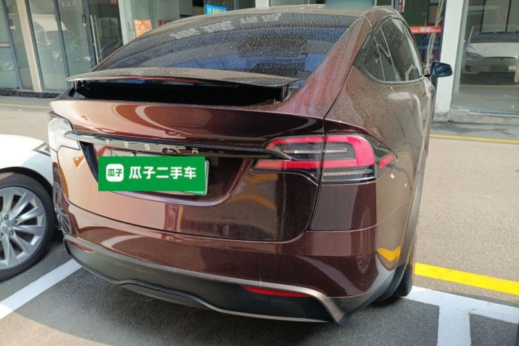 Used Tesla Model X 2023 Dual-Motor All-Wheel-Drive Version Rear Right 45 Deg