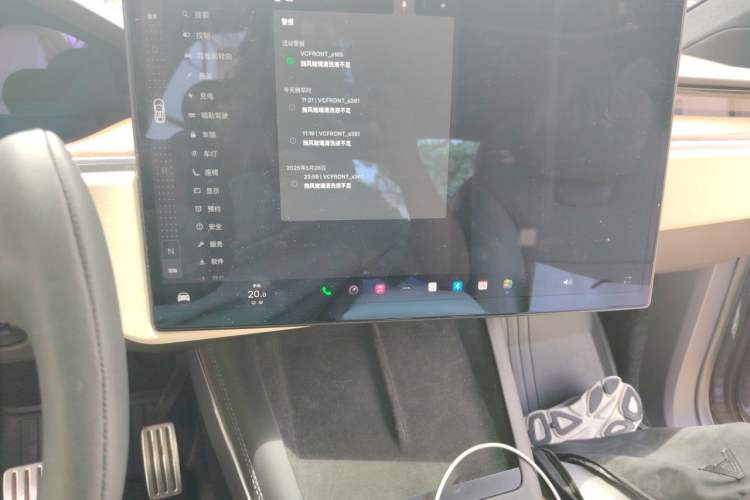 Used Tesla Model X 2023 Dual-Motor All-Wheel-Drive Version Audio And AC Panel