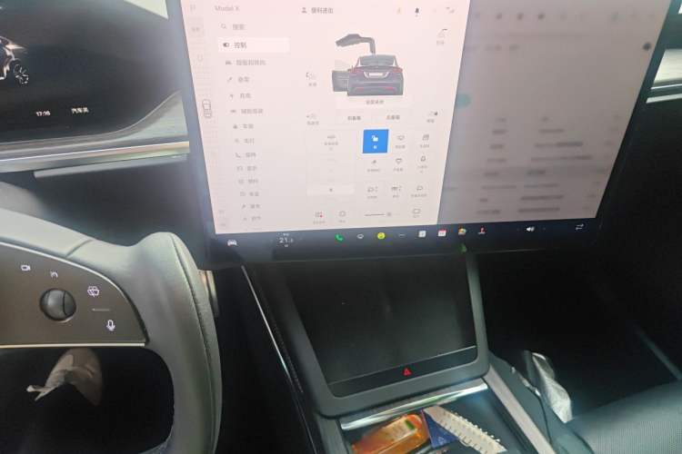 Used Tesla Model X 2023 Dual-Motor All-Wheel-Drive Version Audio And AC Panel