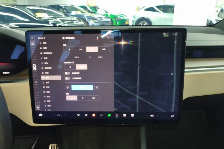 Used Tesla Model X 2023 Dual-Motor All-Wheel-Drive Version Audio And AC Panel