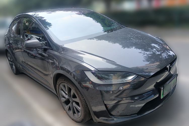 Used Tesla Model X 2023 Dual-Motor All-Wheel-Drive Version Front Right 45 Deg