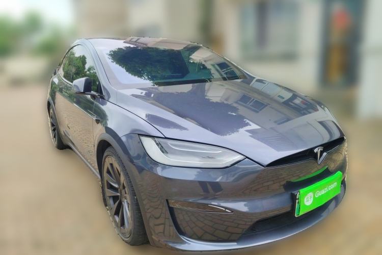 Used Tesla Model X 2023 Dual-Motor All-Wheel-Drive Version Front Right 45 Deg