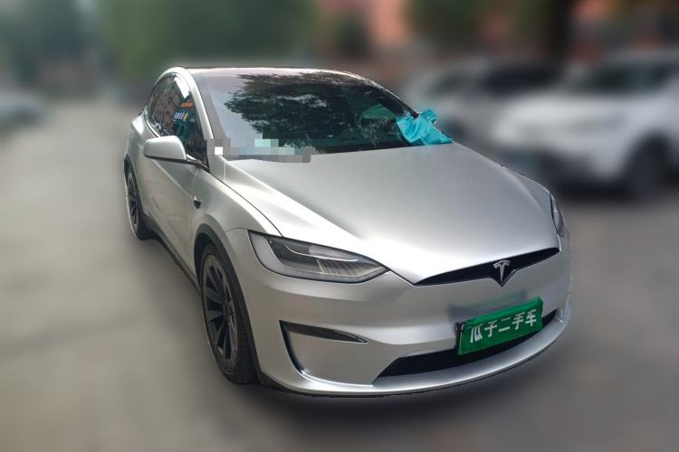 Used Tesla Model X 2023 Dual-Motor All-Wheel-Drive Version Front Right 45 Deg