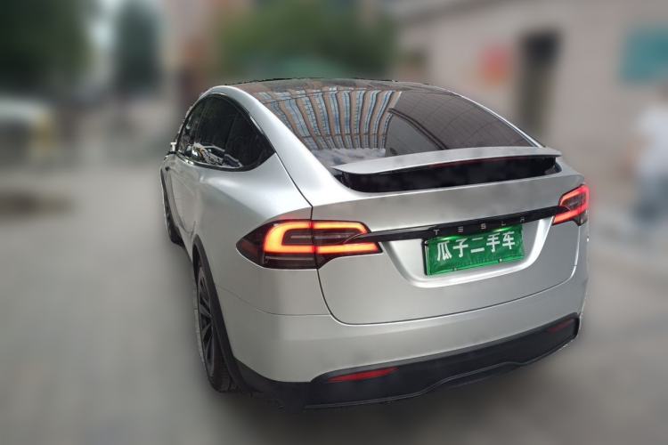 Used Tesla Model X 2023 Dual-Motor All-Wheel-Drive Version Rear Left 45 Deg