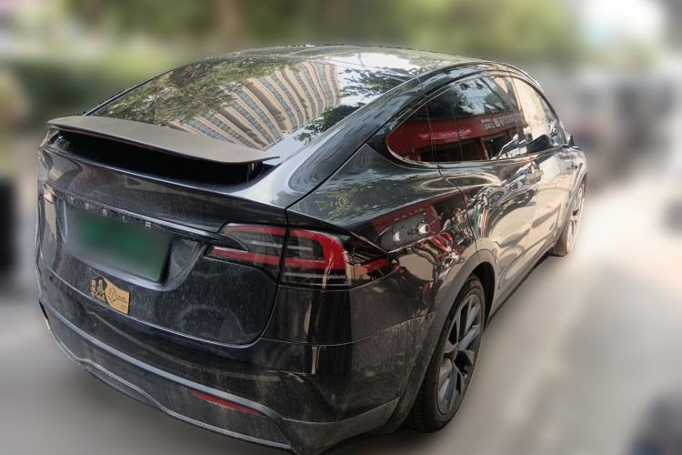 Used Tesla Model X 2023 Dual-Motor All-Wheel-Drive Version Rear Right 45 Deg