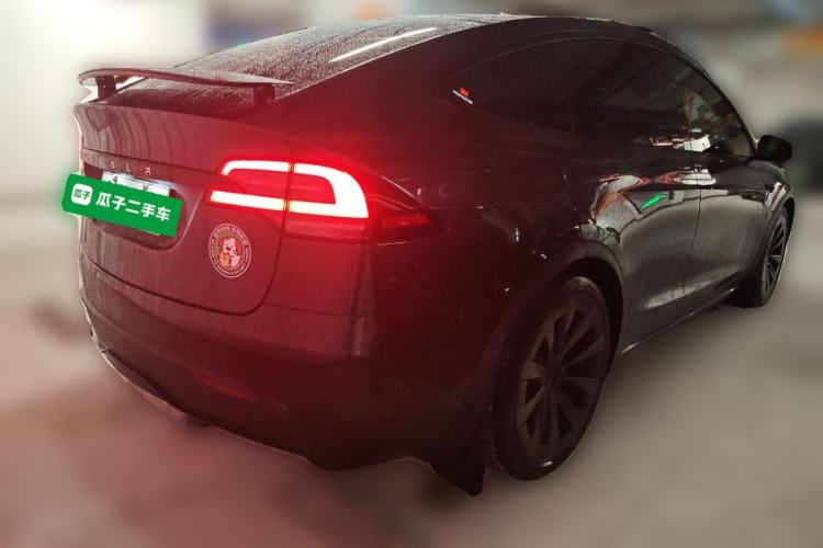 Used Tesla Model X 2023 Dual-Motor All-Wheel-Drive Version Rear Right 45 Deg