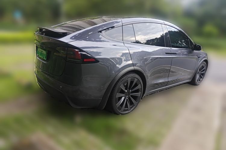Used Tesla Model X 2023 Dual-Motor All-Wheel-Drive Version Rear Right 45 Deg