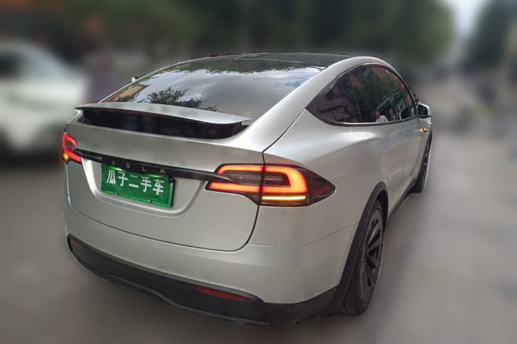 Used Tesla Model X 2023 Dual-Motor All-Wheel-Drive Version Rear Right 45 Deg