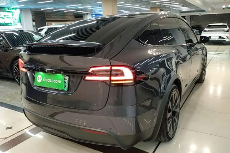 Used Tesla Model X 2023 Dual-Motor All-Wheel-Drive Version Rear Right 45 Deg