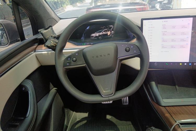 Used Tesla Model X 2023 Dual-Motor All-Wheel-Drive Version Steering Wheel