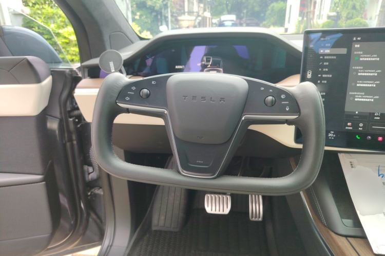 Used Tesla Model X 2023 Dual-Motor All-Wheel-Drive Version Steering Wheel