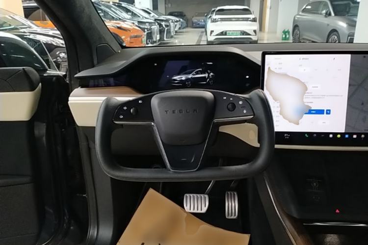 Used Tesla Model X 2023 Dual-Motor All-Wheel-Drive Version Steering Wheel