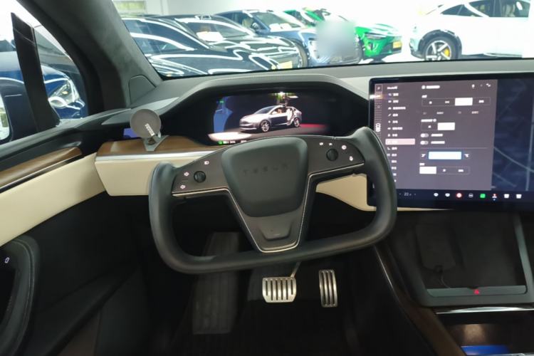 Used Tesla Model X 2023 Dual-Motor All-Wheel-Drive Version Steering Wheel