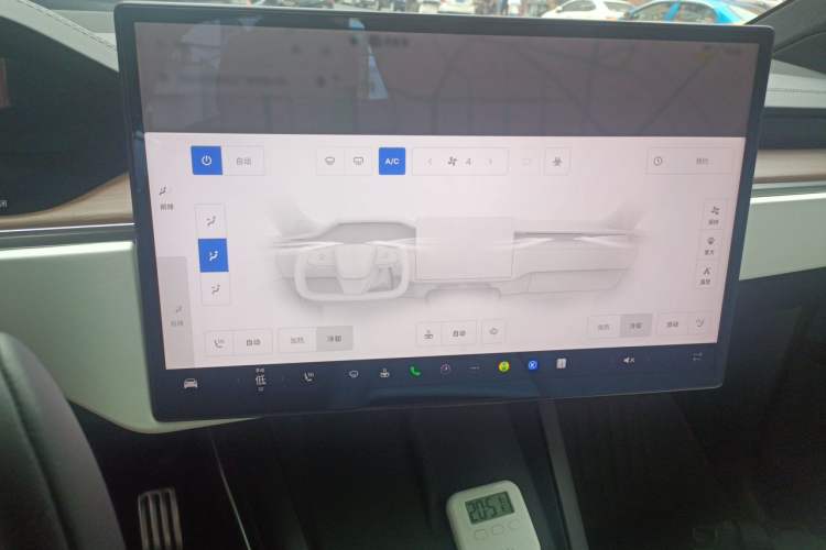 Used Tesla Model X 2023 Dual-Motor All-Wheel-Drive Version Audio And AC Panel