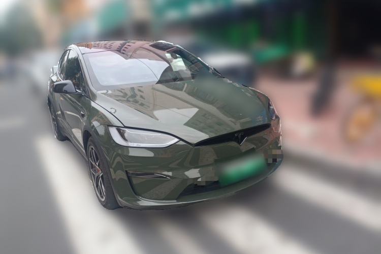 Used Tesla Model X 2023 Dual-Motor All-Wheel-Drive Version Front Right 45 Deg